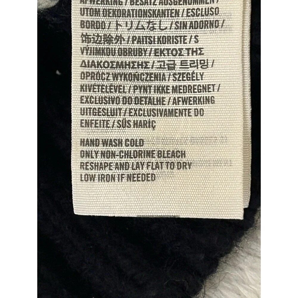 Abercrombie&Fitch Vintage Fair Isle Wool Blend Moose Sweater 90’s Large - Picture 5 of 7